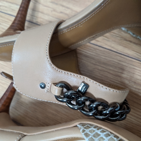 Coach - snakeskin garland heel shoes - Picture 3 of 10